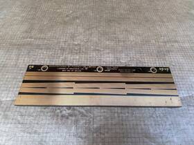 4102 Plessey-uk Inductosyn Ltd Linear Triple Scale Metric Vtg Parts