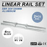 4xsbr20uu Pwfrc007 Vevor Linear Rail Rails Blocks Automatic Cnc Set 871248527006