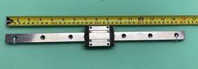 7210-485 Rexroth 7210 Linear Rail 400mm L 20mm W 15mm H 1 Carriage Block Used