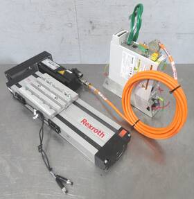 R021ck4316 Rexroth C198599 Motorized Linear Positioning Stage 220mm Indradrive