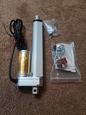 La03-12 Rvmarinepat 12v Linear Actuator High Speed 14mm/s 150mm 1000n