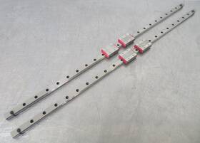 12-g3-v0 Schneeberger C100024 Lot 2 12mm X 580mm Linear Slide Rails 4 Mnn12 Bearings