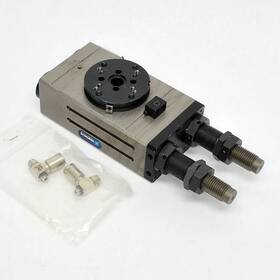 30050093 Schunk Rebuilt Rm 21-w-l5 Flat Rotary Module Pneumatic Swivel Table 190