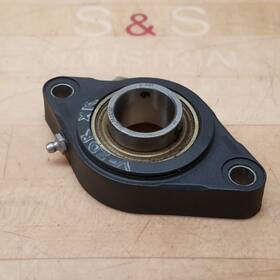Sk-1843-20r Sealmaster Flange Mount Bearing 1 1/4 Inch Id - Used