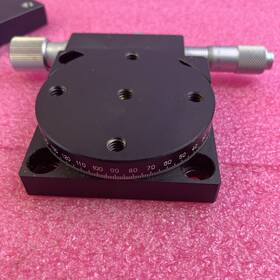 Ksp-656muu Sigma Koki Optosigma 65mm Brass Manual -axis Rotation Stage Micrometer