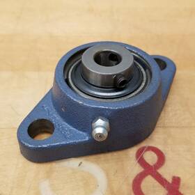 Fytb503m Skf Oval Flanged Housing With Yar 203/12-2f Bearing 12mm Bore - Used Fytb503m Skf Oval Flanged Housing With Yar 203/12-2f Bearing 12mm Bore - Used