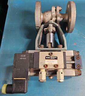 Cvra1bw63-90z-15dz Smc Rotary Actuator With Solenoid Valve #cvra1bw63-90z-15dz Multiple Component