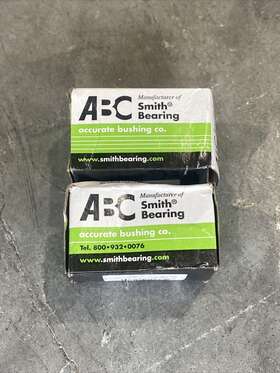 Cr-1-3 Smith Bearing Cr-1-3/8-xbe Cam Follower Std Stud Hex Socket Sealed Pack Of 2