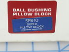 Spb-10 Super Ball Bushing Pillow Block