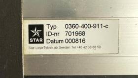 0360-400-911-c Star Rexroth Linear Module With 110 Drive