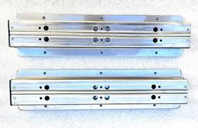 Tss-3-300 Sugatsune Lot Of 2 Stainless Steel Ball Bearing Drawer Slides Tss-3-300 Sugatsune Lot Of 2 Stainless Steel Ball Bearing Drawer Slides