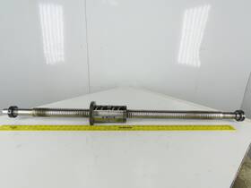 30133 Thk 50mm Ball Screw 10mm Lead 2 T/i Nut 850mm Travel 52-1/4 Inch Oal