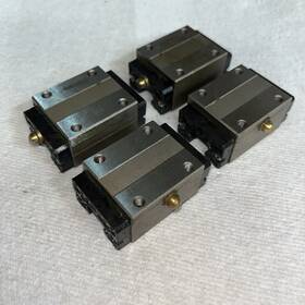 Hsr15r Thk 4-qty Linear Bearing Blocks Used With/ Grease Zerks For Cnc Mill Rout