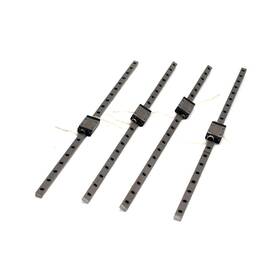 Srs12n Thk Lot Of 4 Ball Bearing Linear Guide Blocks With 19.75 Inch Rails