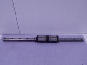 T142753 Thk Ssr-35 Lot Of 2 Ssr 35 Linear Motion Guide Bearings On 34 Inch Rail