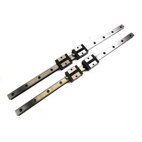 Y80280 Thk Ssr25 Lot Of 4 Linear Bearings With 2 Unbranded 25-1/4 Inch Y80280kb Rails Y80280 Thk Ssr25 Lot Of 4 Linear Bearings With 2 Unbranded 25-1/4 Inch Y80280kb Rails