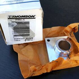 Fsb16 Thomson Industries Linear Rail Shaft Support Block Aluminum With Flange 1 Inch End