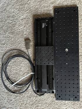 Dds300 Thorlabs 300mm Travel Direct Drive Stage With Mb624 Optical Breadboard