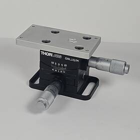Gnl10-m Thorlabs Gnl10/m Gnl18/m Large Dual-axis Goniometer With Micrometer Camera Plate