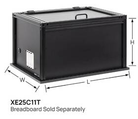 Xe25c11t Thorlabs Aluminum Enclosure With Top-opening Door 21 Inch X 15 12