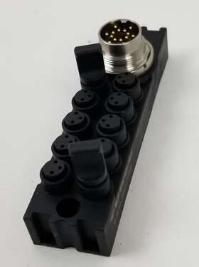 1003-bsv14 Turck Vb Actuator And Sensor Junction Box 10 Port M8 M16 U2-13317 New