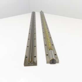 00601 Union Tool 25mm X 1300mm V-groove Glide Linear Slide Set Makino Wire Edm 2pcs