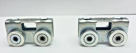 P2750 Unistrut Lot Of 2 4 Wheel Trolley Assembly Free Shipping