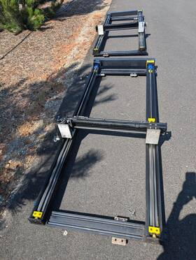 Mn10-0600-e02-31 Velmex Bislide Positioning System - 2 Axis Gantry Xzz Configuration Mn10-0600-e02-31 Velmex Bislide Positioning System - 2 Axis Gantry Xzz Configuration