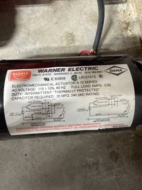 Lr-51515 Warner Electric Actuator