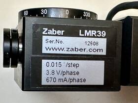 12608 Zaber Lmr39 Rotary Positioning Stage 0.015 /step 3.8v 670ma Serial