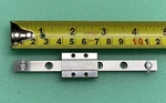 Schneeberger MN9-G3-V Linear Rail 115MM L, 9MM W, 5.5MM Carriage Blocks Used. Fixed Price $20.00.