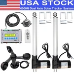 Szmwkj Dual Axis Solar Tracker +6000N 12" Linear Aactuator Controller Sensor Kit. Fixed Price $199.99.
