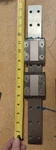 Two Thk SRS15WN Linear Motion Guides W/ Rail About 15.5". Fixed Price $125.00.