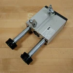 Parker P5T-J032DHSE075 Pneumatic Slide Cylinder, 32MM Bore 75MM Stroke Used. Fixed Price $94.75.