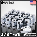 Jaguar Universal Lug Nut 1/2-20 Chrome 1.4" Fit 1968-2008 Xj/ 1996-2015 Xk. Fixed Price $20.99.