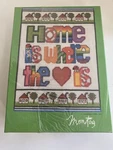Vintage Mead Corporation Stationary Set Cross Stitch Design Original Box. Fixed Price $14.38.