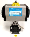 Max Air Rotary Rack & Pinion Actuator W/ 3/4" Ball Valve MT21.S4.F05-F07.CH17.HT. Fixed Price $300.00.