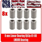 8PCS Igus Drylin Linear Bearing LM8UU 8MM 3D Printer Polymer Bushing RJ4JP-01-08. Fixed Price $15.95.