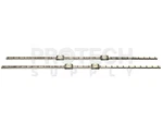 (lot Of 2) Nsk LU120695TRK2-02PN1 Linear Guide Rail + LU12-1 Blocks W/ Warranty. Fixed Price $150.00.
