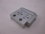 Smc, MXF8-10, Pneumatic Slide Cylinder, Used. Fixed Price $45.00.