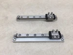 Lot Of 2 Misumi SSEB10 Linear Guide Blocks 4" Rails. Fixed Price $56.25.