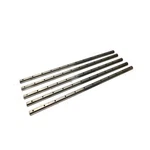 (lot Of 5) Thk 28" 711.2MM Long "l" Design Stainless Steel Linear Guide Rails. Fixed Price $49.99.