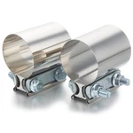 2PCS Stainless Steel Butt Joint Band Exhaust Clamp Sleeve Coupler T304 2INCH. Fixed Price $22.00.
