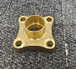 (qty 2) Mueller Refrigeration Brass Solder Flange 4-BOLT Mounting Hole. Fixed Price $64.99.