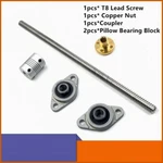 L100-1200MM 8MM T8 Lead Screw Copper Nut Coupler +KFL08 Pillow Bearing Block. Fixed Price $7.99.