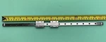 Schneeberger MN12-G3 Linear Rail 415MM L, 12MM W, 7.5MM H, Carriage Block Used. Fixed Price $55.00.