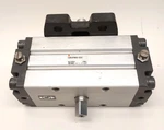Smc CDRA1FW63-100C Used Pneumatic Rotary Actuator 17MM Shaft Od 13MM. Fixed Price $225.00.