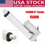 1500N/330LBS Max Lift 12V Heavy Duty 6INCH 150MM Stroke Electric Linear Actuator. Fixed Price $47.49.