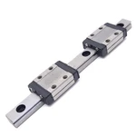 Hiwin MGN9CNHE (X2) Miniature Ball Bearing Linear Slides W/ 9X119MM Rail, 2.55KN. Fixed Price $55.00.
