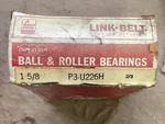Link-belt P3U226H 1-5/8" Bore Bolt Pillow Block Bearing. Fixed Price $169.99.